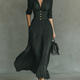 Rosalind |Pleated Maxi Dress